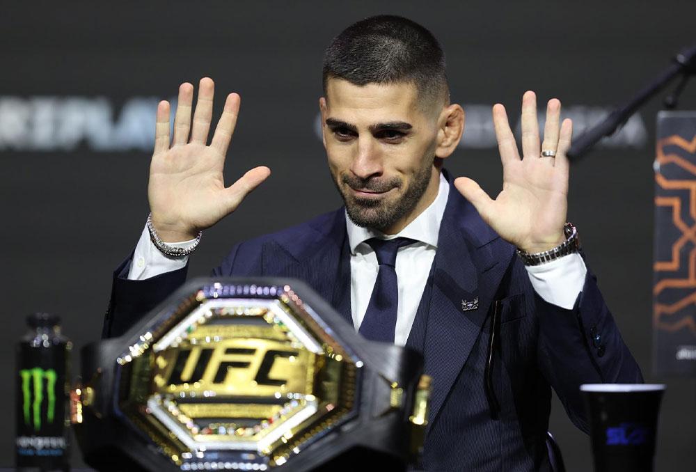 Ilia Topuria s’excuse avant d’affronter Charles Oliveira en main event de l’UFC 317