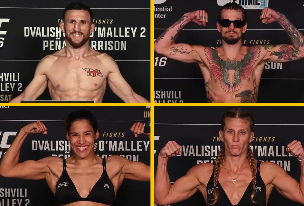 UFC 316 - La pesée : résultats, vidéos, faceoffs | Newark