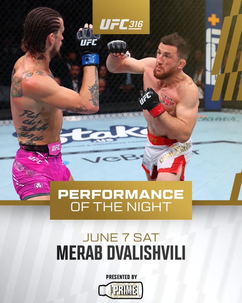 UFC 316 - Bonus de la soirée | Newark