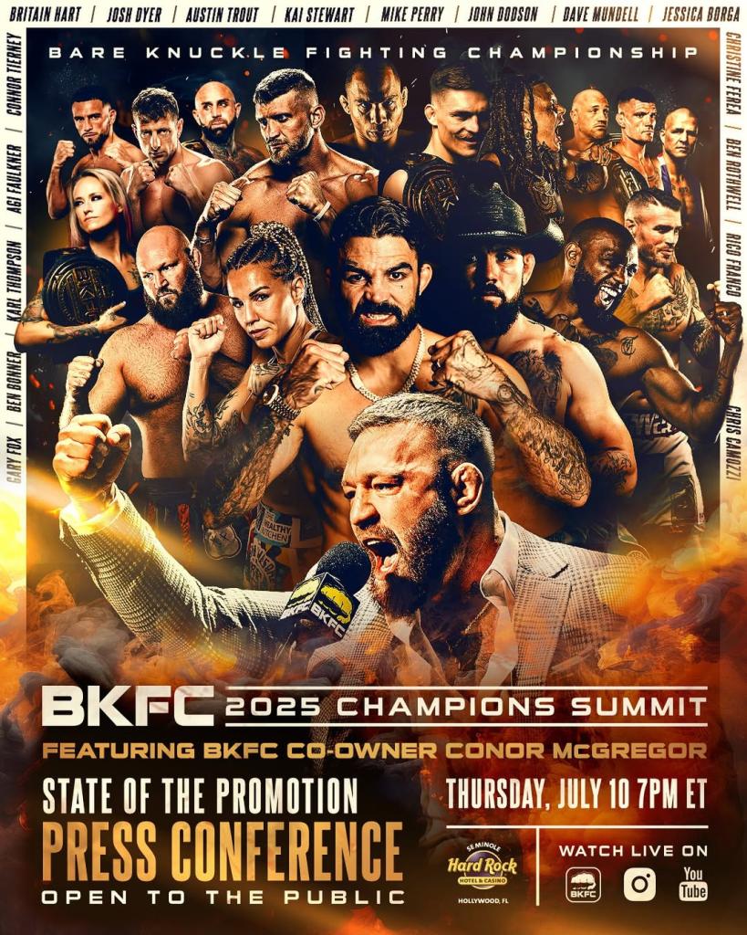 Conor McGregor s’apprête à faire une annonce « révolutionnaire » le 10 juillet lors de la conférence du BKFC