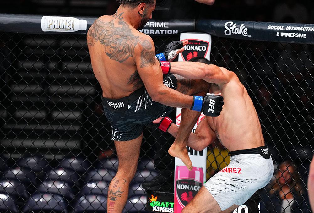 Mike 'Beast Boy' Davis surmonte l'adversité et éteint Mitch Ramirez avec une pluie de coups au second round | Nashville