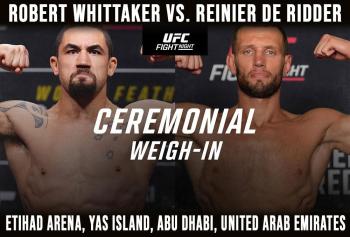 UFC on ABC 9 - La pesée cérémoniale | Abu Dhabi