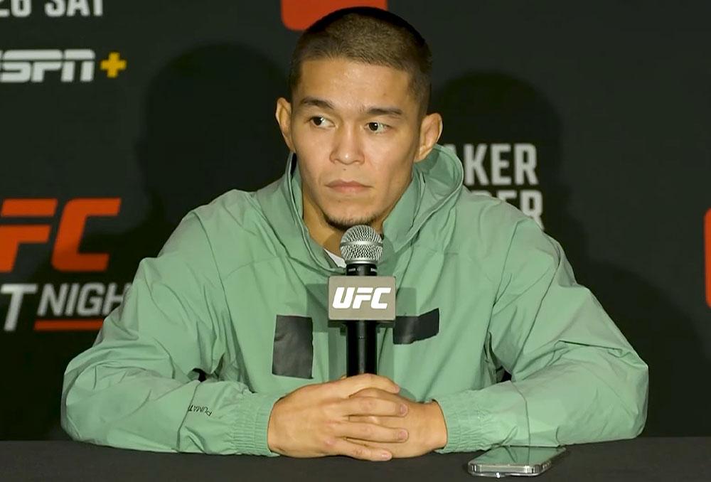 Asu Almabayev, soulagé, aborde l'UFC Abu Dhabi avec un nouvel adversaire après un forfait de dernière minute | UFC on ABC 9