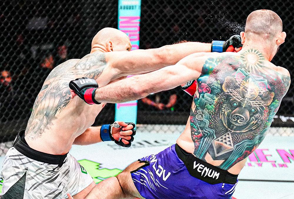 Bogdan Guskov éteint Nikita Krylov à l'UFC Abu Dhabi avec un TKO foudroyant au premier round | Abu Dhabi