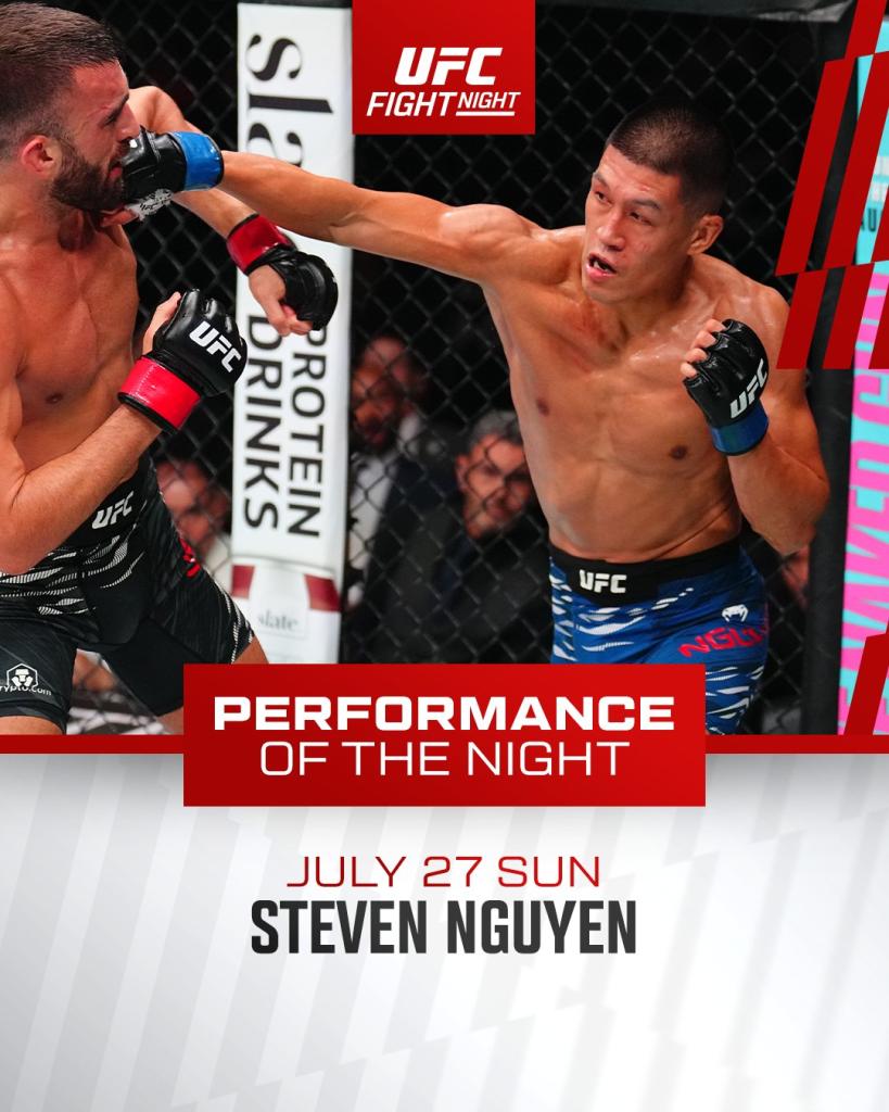 UFC on ABC 9 - Bonus de combat | Abu Dhabi