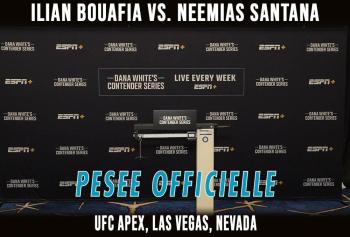 Contender Series 2025 - Week 1 - La pesée ; résultats, vidéos, faceoffs | Las Vegas