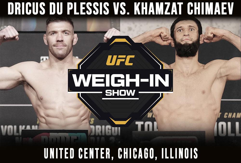 UFC 319 - Morning Weigh-In Show | Chicago