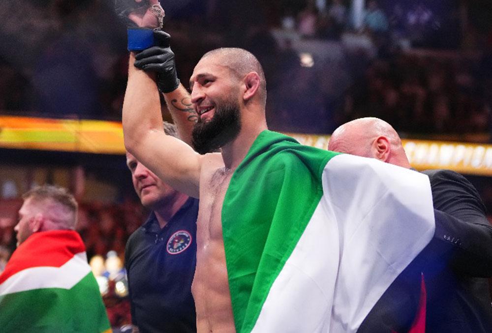 Khamzat Chimaev révèle son ambition de défendre son titre lors de l'événement UFC prévu à la Maison-Blanche