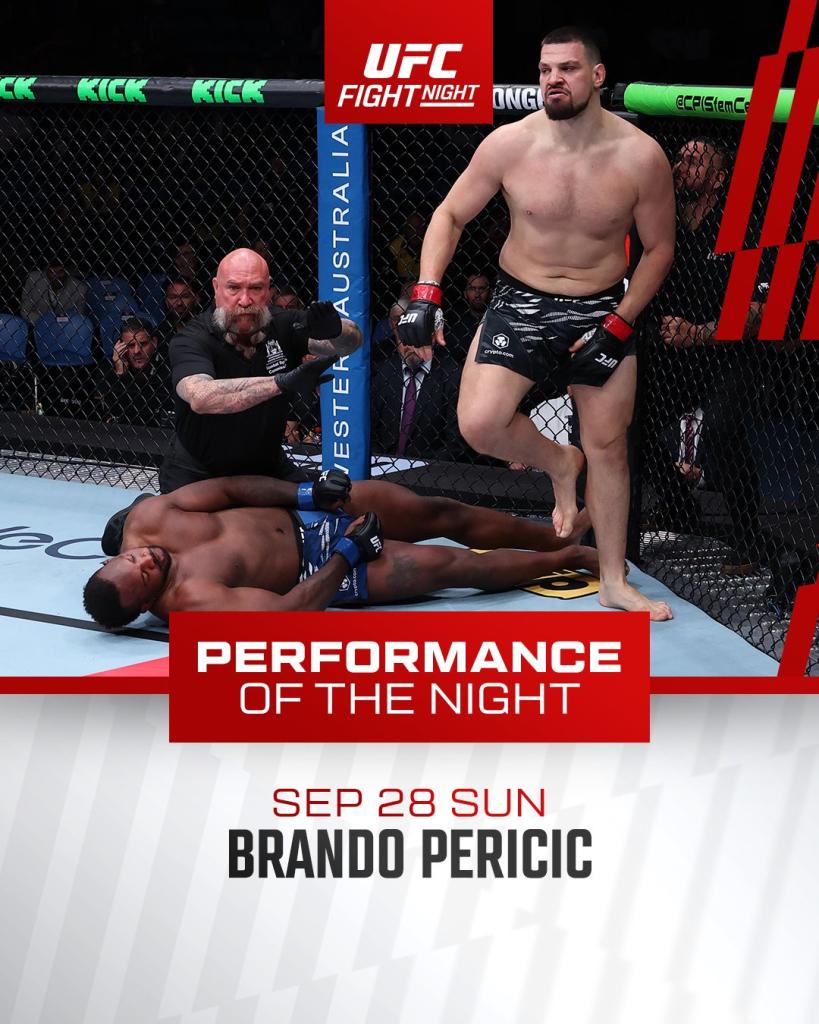 UFC on ESPN+ 118 - Bonus de la soirée | Perth