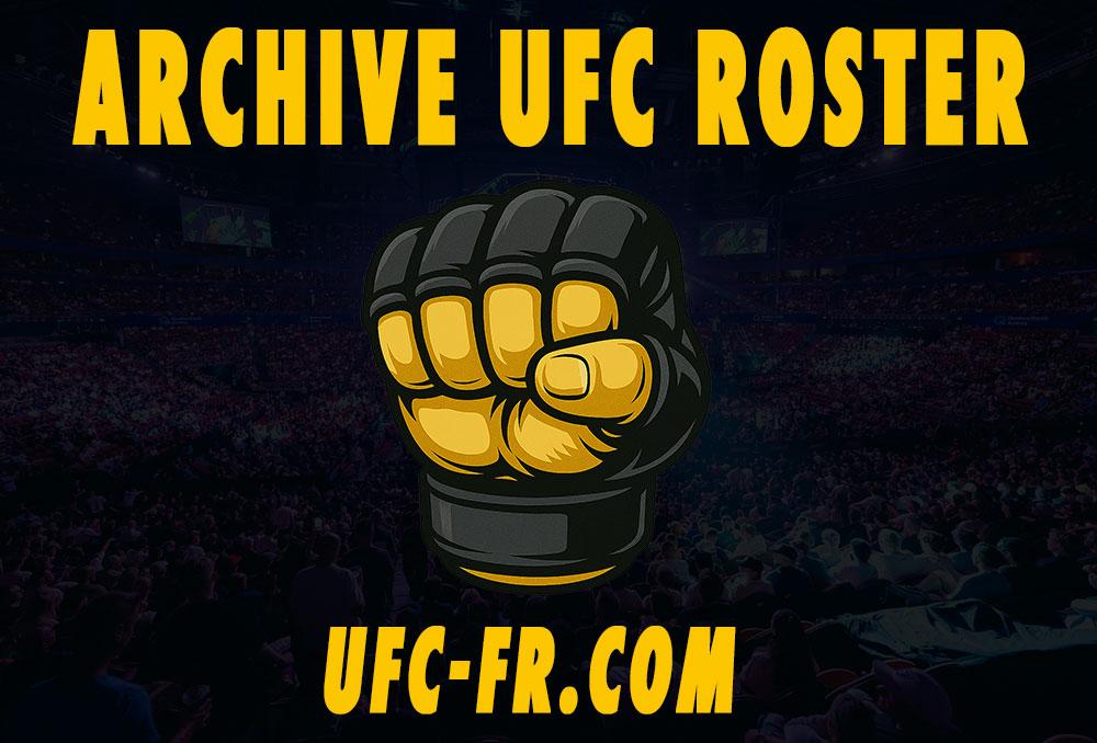 État de l'effectif de l'UFC - octobre 2025