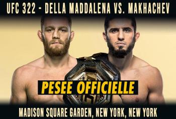 UFC 322 - La pesée : résultats, vidéos, faceoffs | New York
