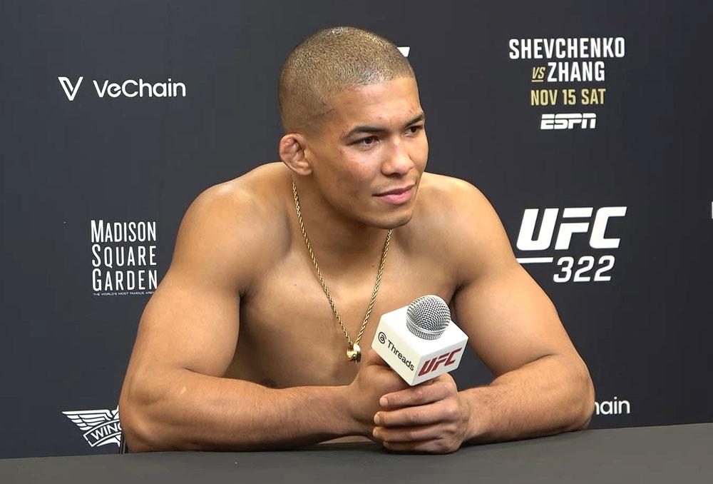 Matheus Camilo concrétise son “rêve d'enfant” face à Viacheslav Borshchev | UFC 322