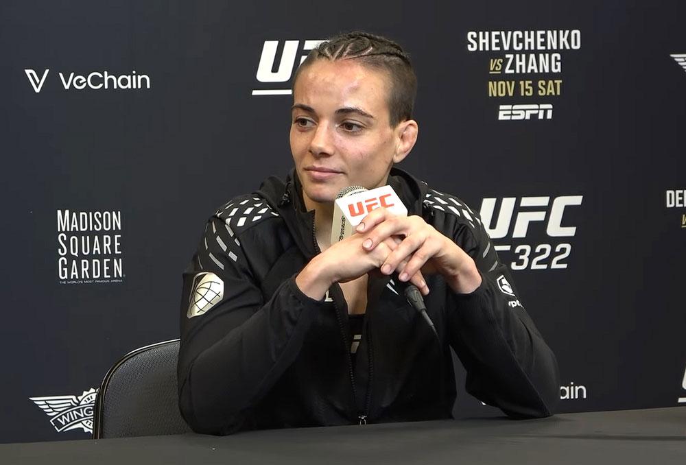 Fatima Kline compare Angela Hill à “un mur de briques” | UFC 322