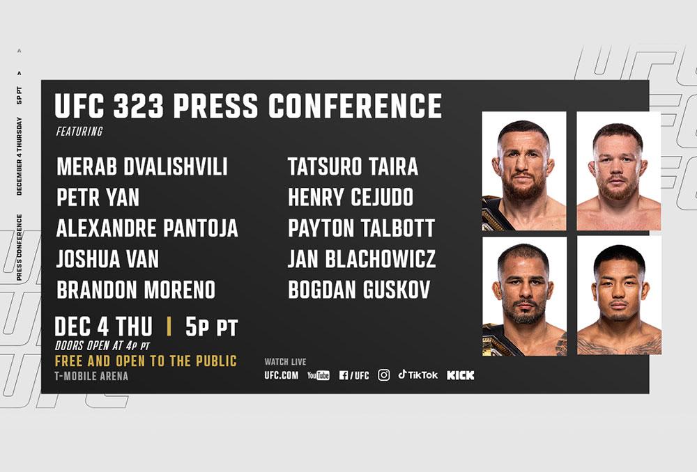 UFC 323 - Conférence de presse d'avant combat | Las Vegas
