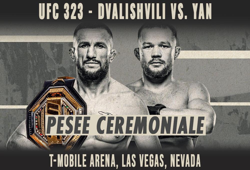 UFC 323 - La pesée cérémoniale | Las Vegas