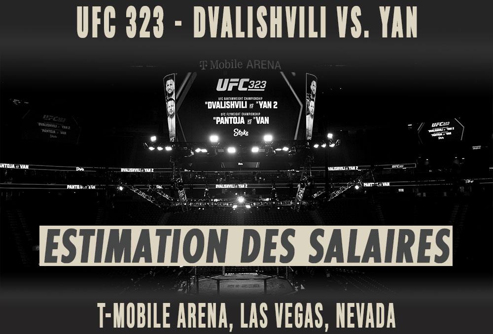 UFC 323 - Les salaires (estimation) | Las Vegas