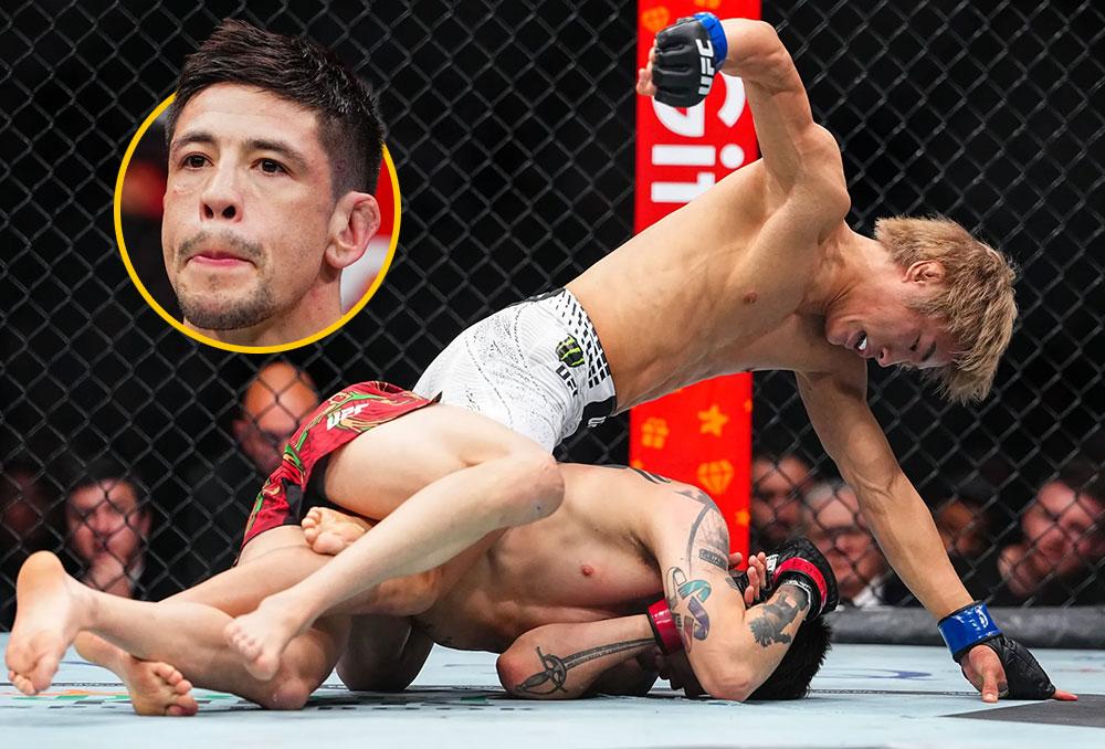 Brandon Moreno exprime son désaccord sur l’arrêt de l’arbitre | UFC 323