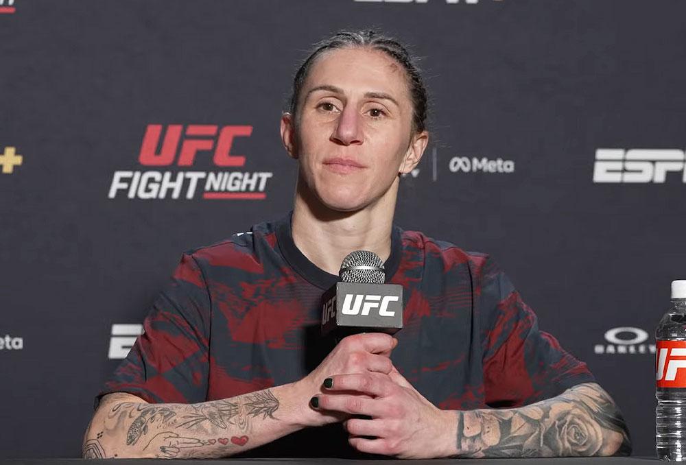 Jamey-Lyn Horth exprime son soulagement après avoir enfin pu affronter Tereza Bleda | UFC on ESPN 73