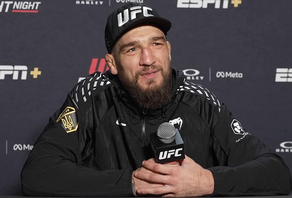 Yaroslav Amosov prévoit de rentrer immédiatement en Ukraine pour retrouver sa famille | UFC on ESPN 73