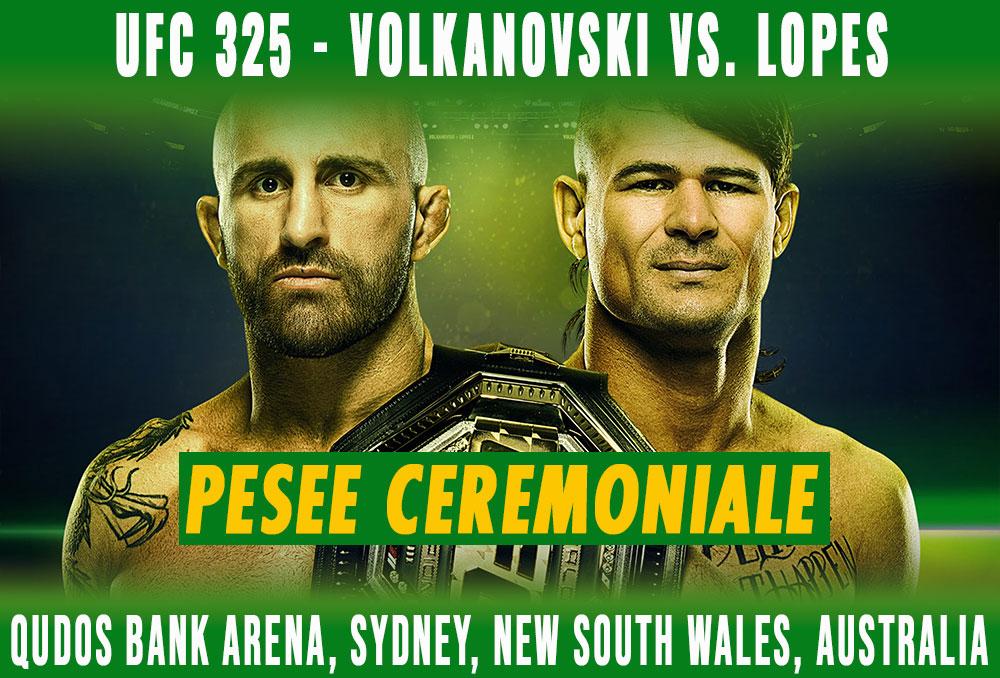 UFC 325 - Pesée cérémoniale | Sydney