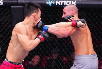 Dom Mar Fan domine Sang Uk Kim à la décision unanime en finale des poids légers du Road to UFC | UFC 325