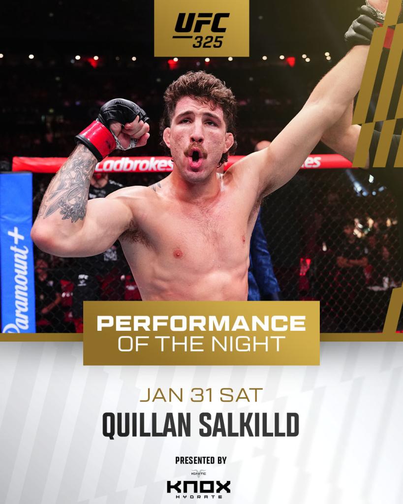 UFC 325 -  Bonus de la soirée | Sydney