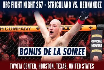 UFC Fight Night 267 - Bonus de la soirée | Houston