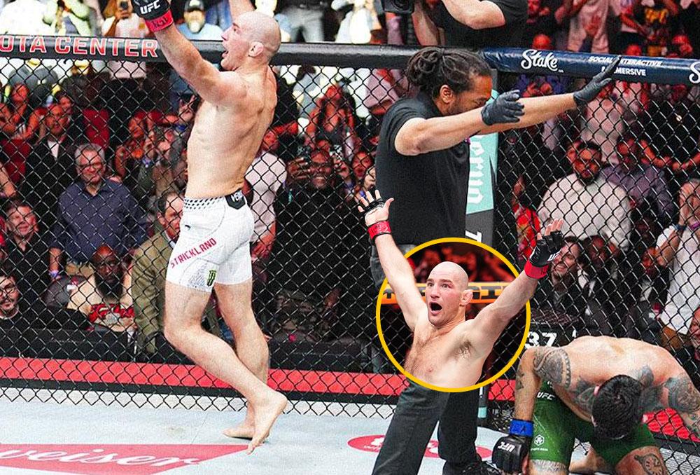 Sean Strickland explique comment il a forcé Khamzat Chimaev à abandonner lors d'un entraînement  | UFC Fight Night 267