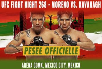 UFC Fight Night 268 - La pesée : résultats, vidéos, faceoffs | Mexico