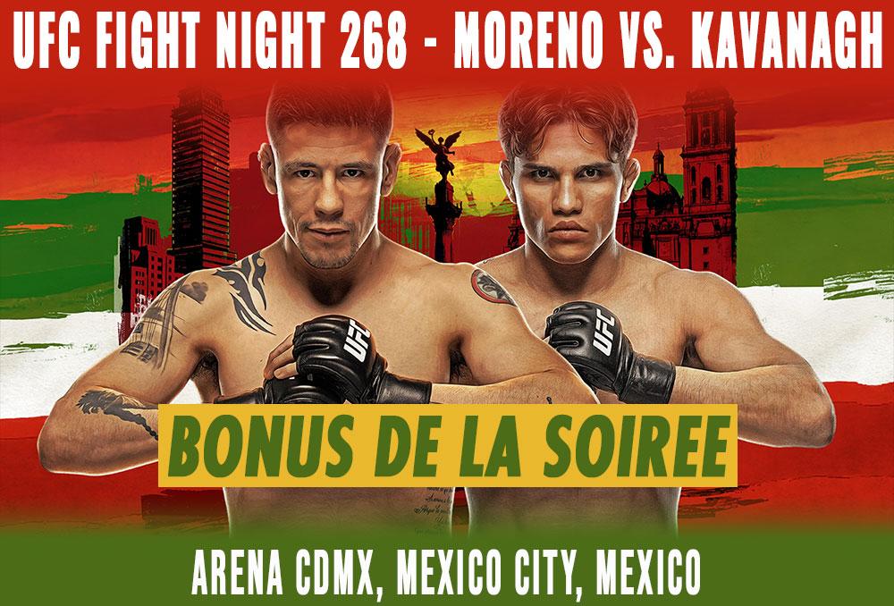 UFC Fight Night 268 - Bonus de la soirée | Mexico