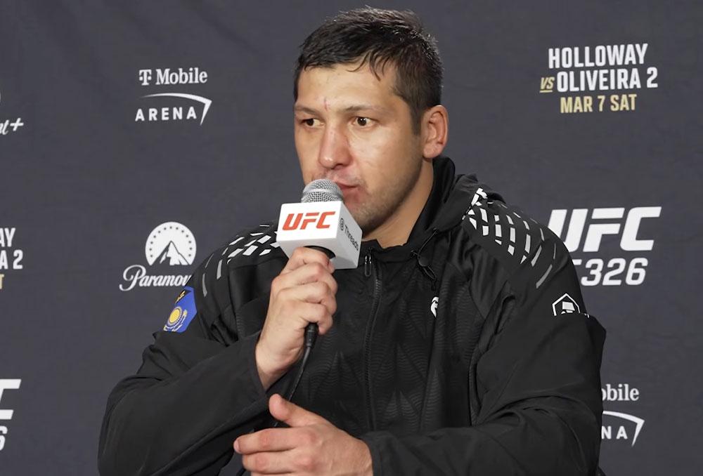 “Je n'ai montré que 15 % de mes capacités” : Diyar Nurgozhay prévient ses futurs adversaires | UFC 326