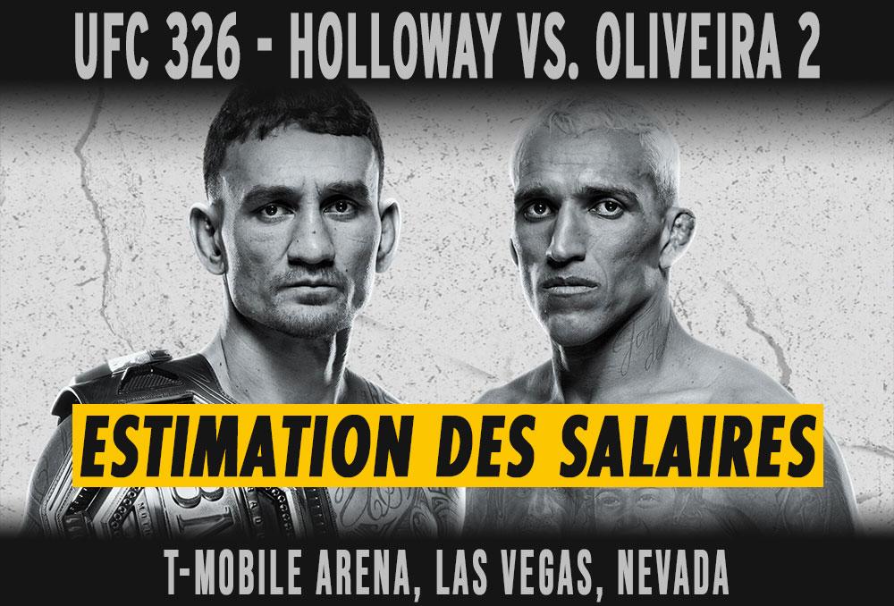 UFC 326 - Les salaires (estimation) | Las Vegas