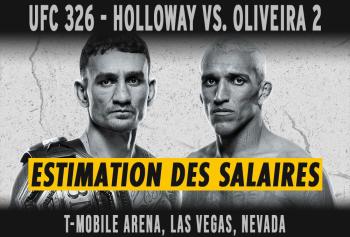 UFC 326 - Les salaires (estimation) | Las Vegas