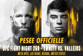 UFC Fight Night 269 - La pesée : résultats, vidéos, faceoffs | Las Vegas