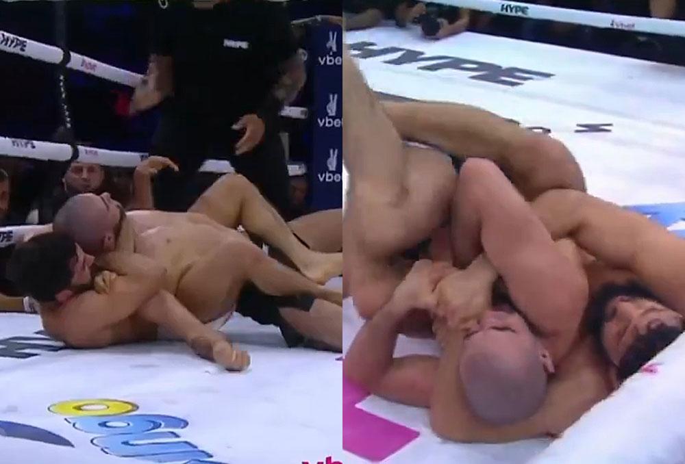 Arman Tsarukyan soumet Muhammad Mokaev lors d'un combat de grappling au Hype FC et défie Charles Oliveira pour le titre BMF
