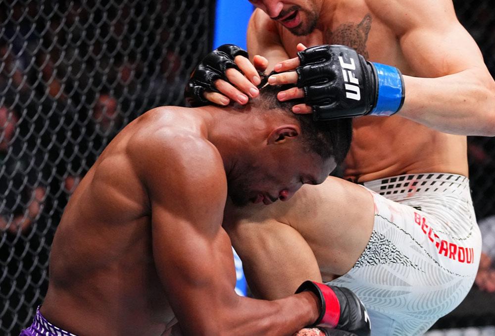 La maestria de Yousri Belgaroui vient à bout de la résistance de Mansur Abdul-Malik dans un combat à sens unique | UFC Fight Night 271