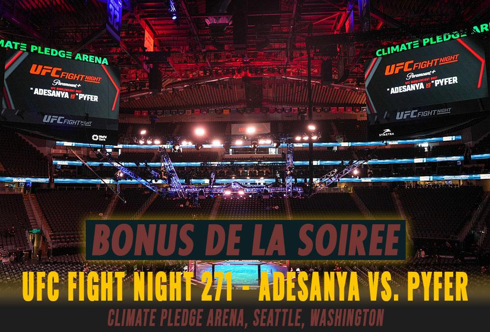 UFC Fight Night 271 - Bonus de la soirée | Seattle