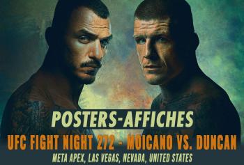 UFC Fight Night 272 - Les posters et les affiches | Las Vegas