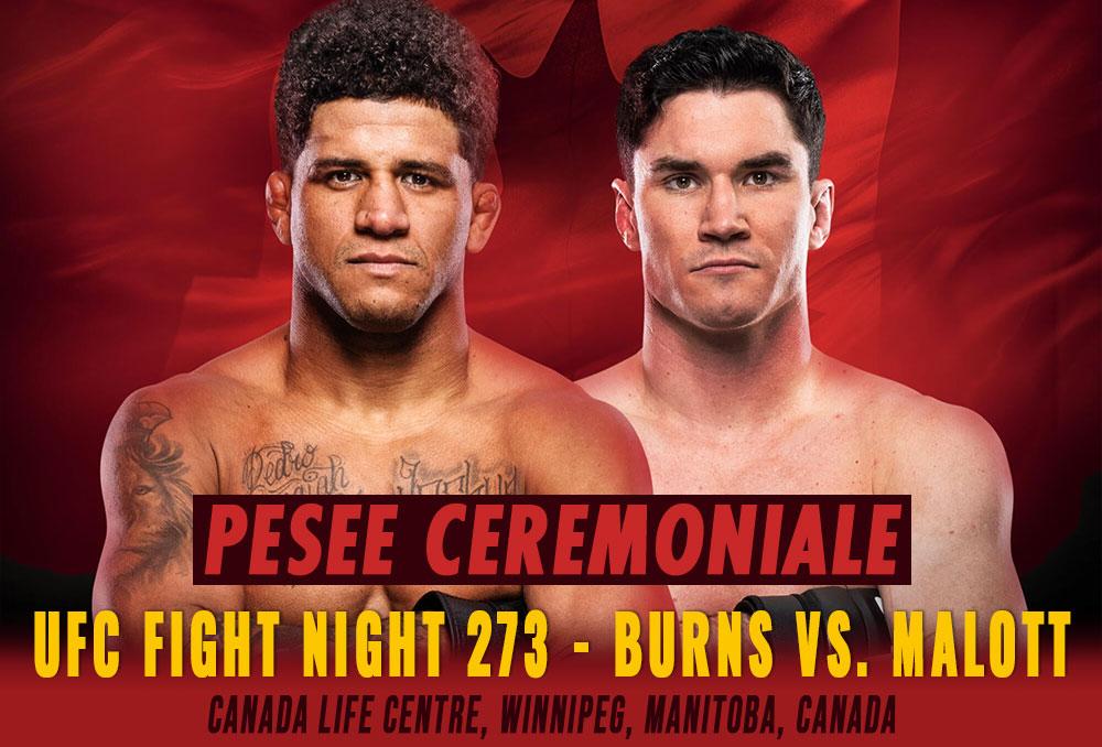 UFC Fight Night 273 - Pesée Cérémoniale | Winnipeg