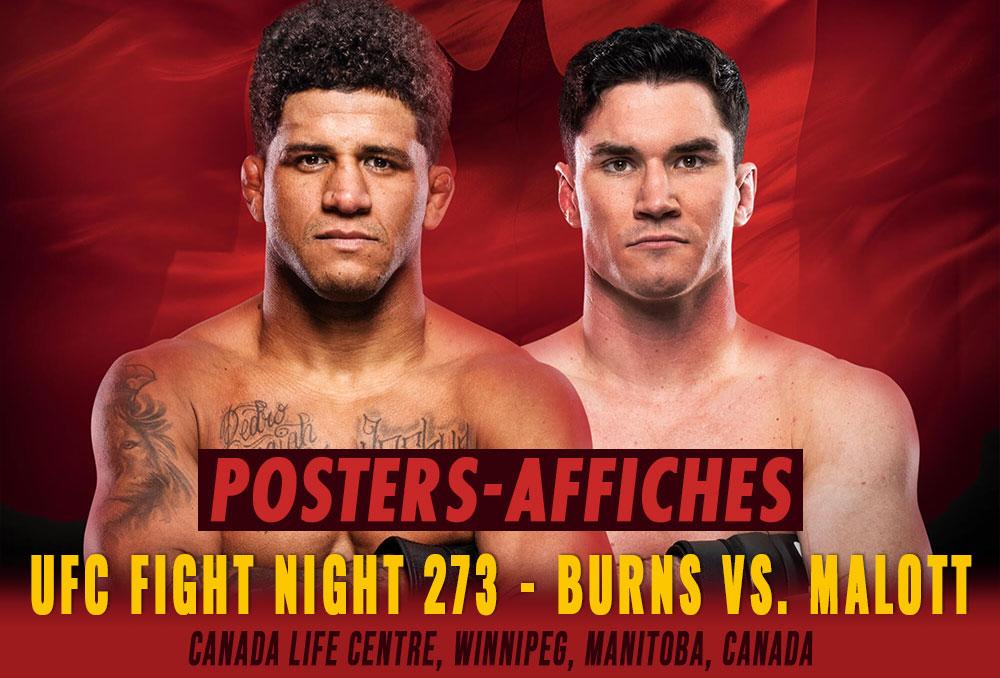 UFC Fight Night 273 - Les posters et les affiches | Winnipeg