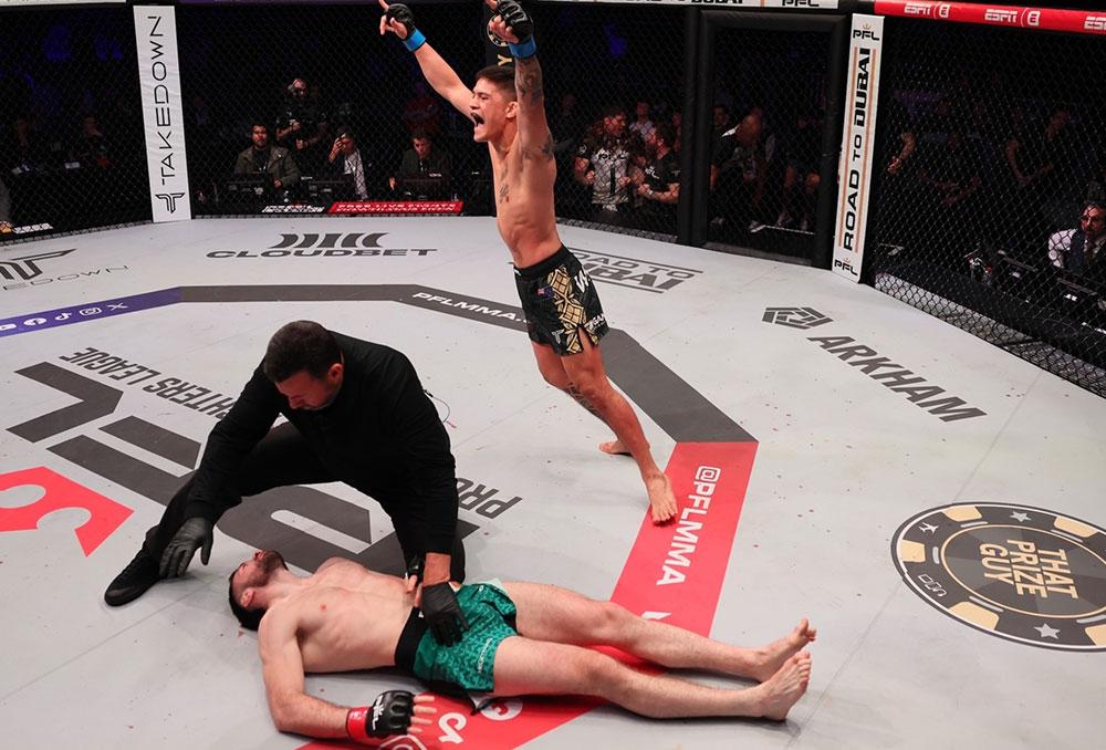 Jay-Jay Wilson s’impose par KO expéditif face à Darragh Kelly et lui inflige le premier revers de sa carrière | PFL Belfast