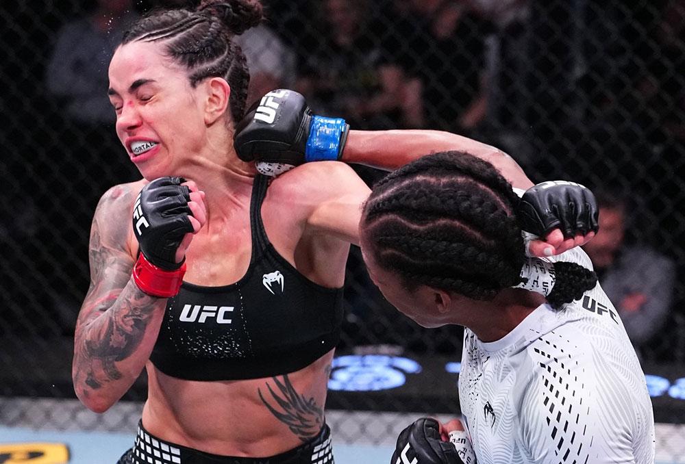 Joselyne Edwards confirme son nouveau statut en dominant Norma Dumont après trois reprises disputées | UFC Fight Night 274