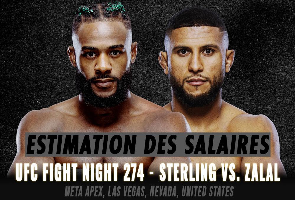 UFC Fight Night 274 - Les salaires (estimation) | Las Vegas