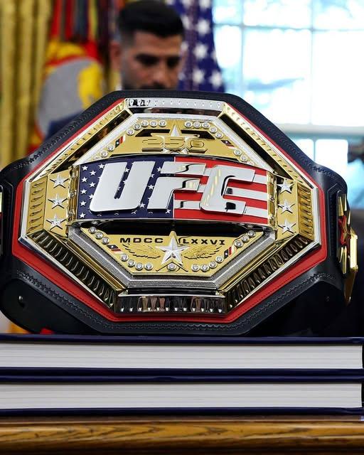 La ceinture officielle de l'UFC Freedom 250