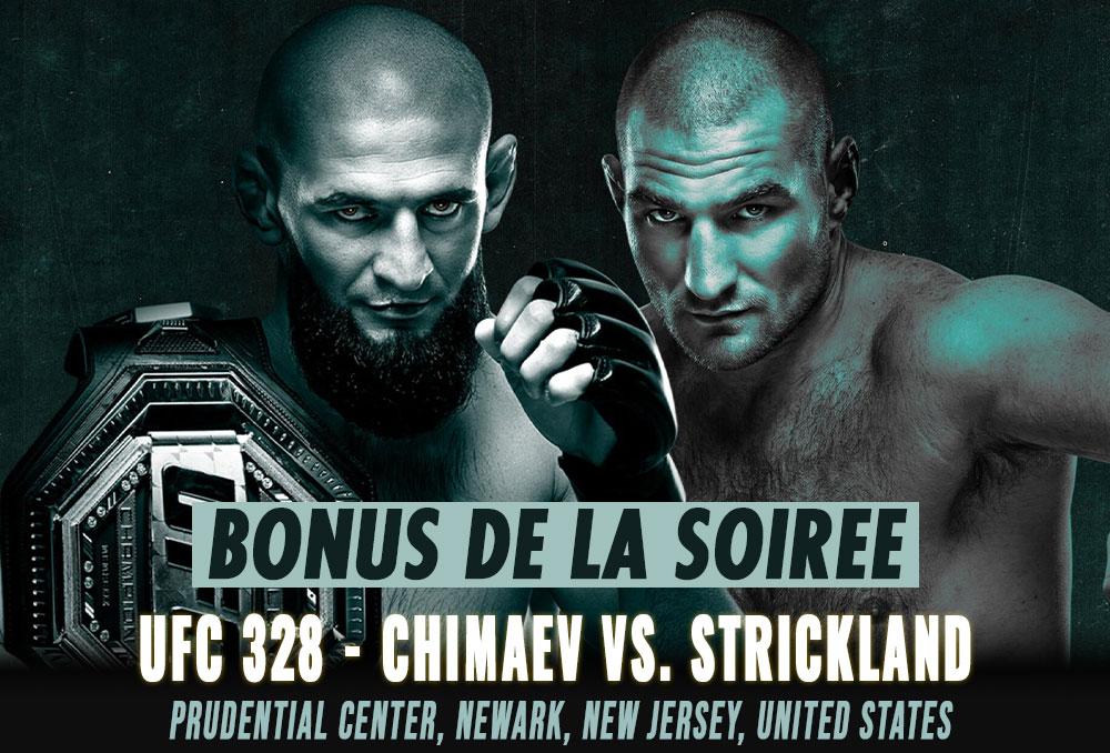 UFC 328 - Bonus de la soirée | Newark