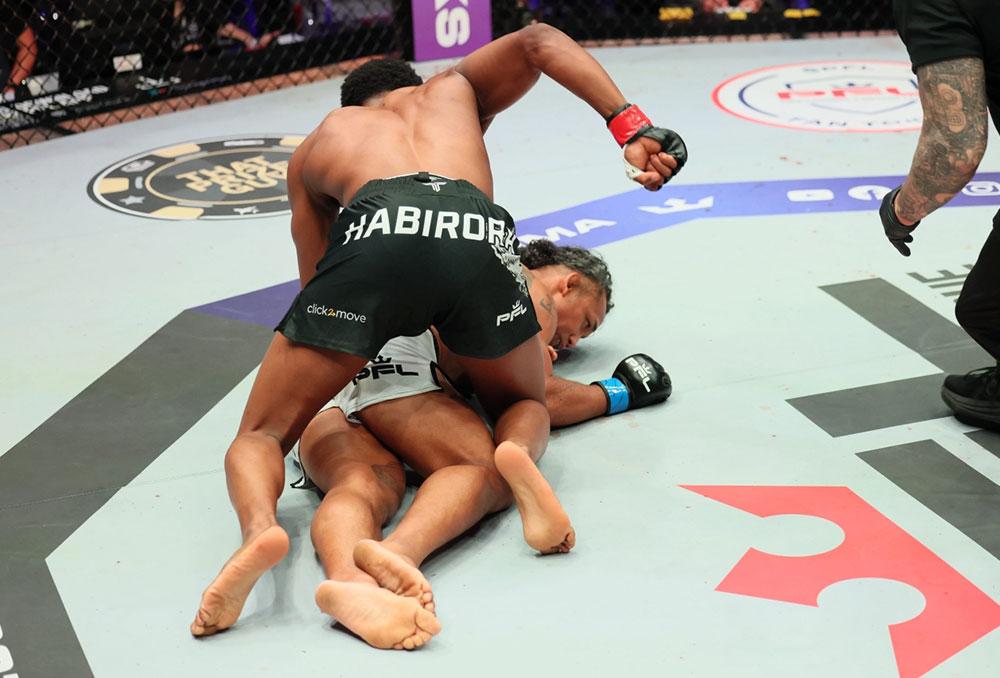 PFL Bruxelles : Le belge Patrick Habirora foudroie la légende Benson Henderson en 20 secondes