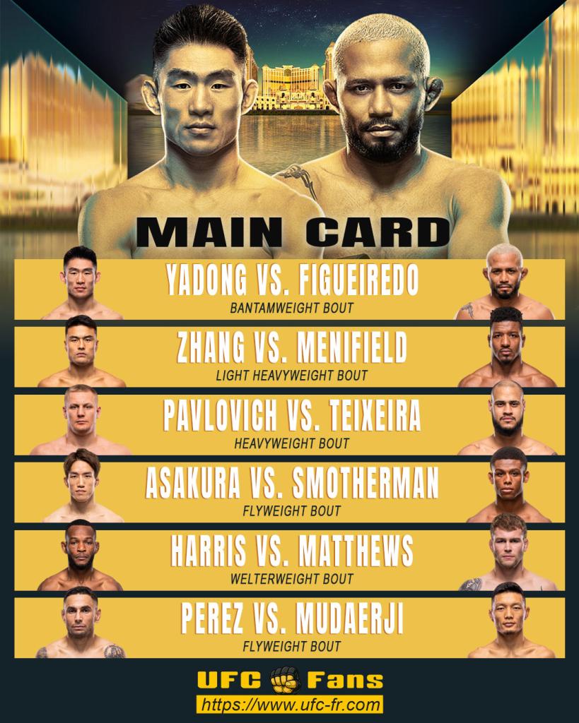 UFC Fight Night 277 : Song Yadong vs. Deiveson Figueiredo, sur quelle chaîne et à quelle heure voir la diffusion du combat ?