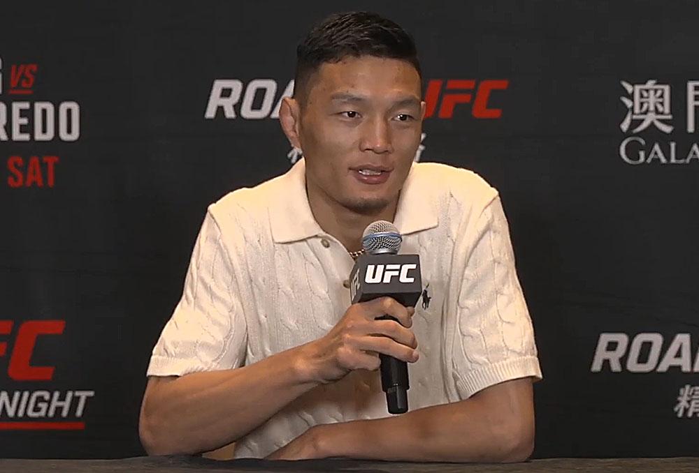 “La routine m'est familière” : Su Mudaerji affiche sa sérénité avant son retour dans l'octogone | UFC Fight Night 277