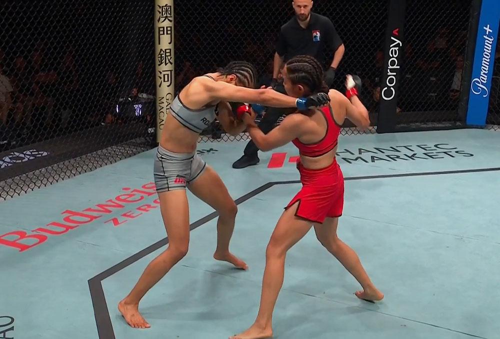 Farida Abdueva bat Feng Xiaocan par TKO après modification du résultat | Road to UFC