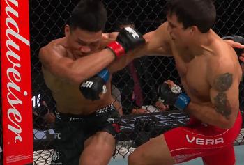 Rodrigo Vera crée la sensation en infligeant un TKO expéditif au redoutable Zhu Kangjie | UFC Fight Night 277